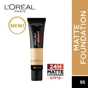 LOreal Infallible 24H Matte Cover Foundation  - 95 Light Linen