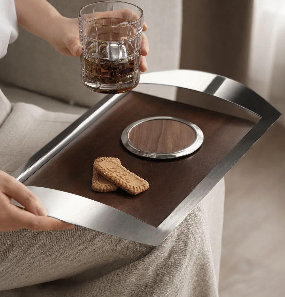 Luxury Walnut Wood Tray