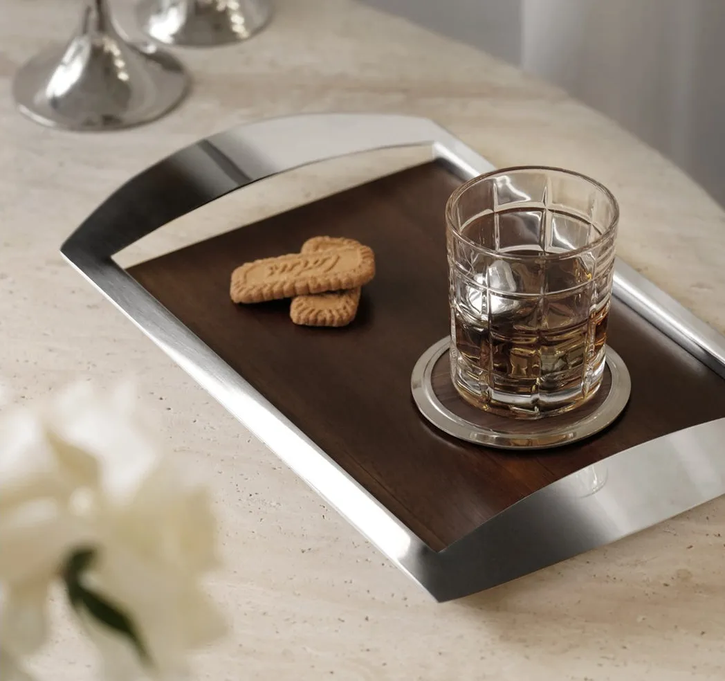 Luxury Walnut Wood Tray