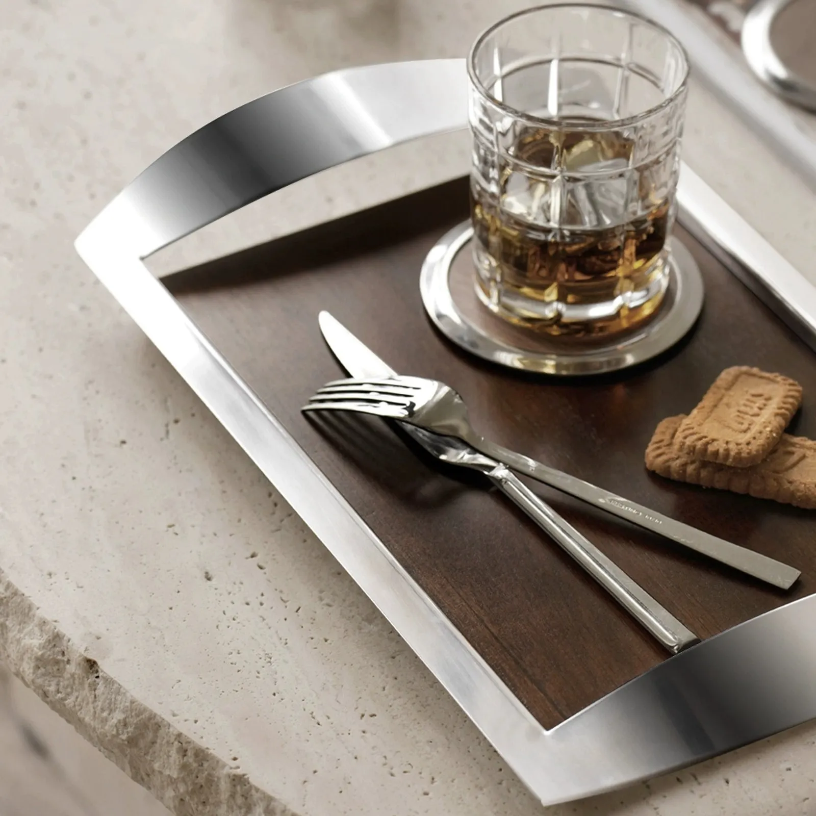 Luxury Walnut Wood Tray