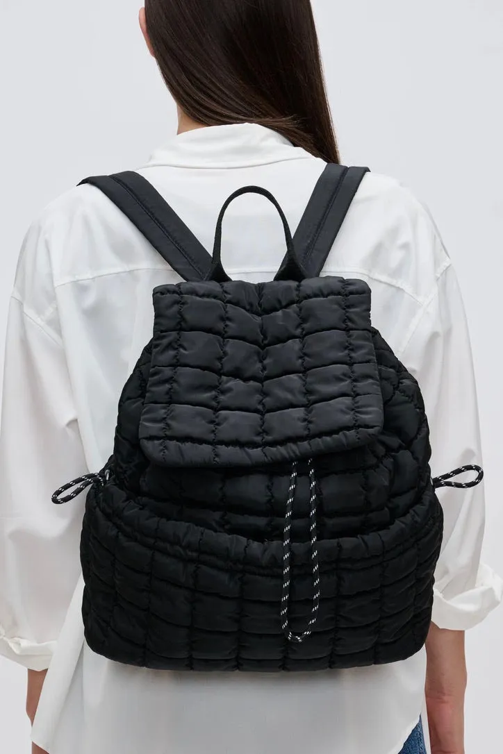 Meringue Quilted Backpack