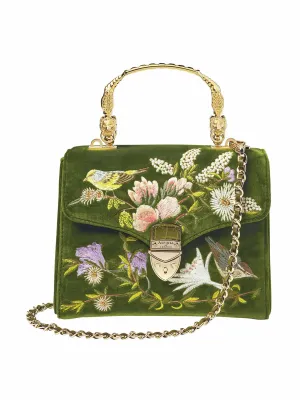 Midi Mayfair embroidered bag