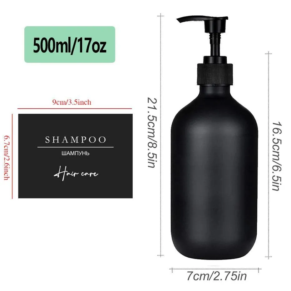 Modern Black Soap Dispenser: Stylish Bathroom Accessory