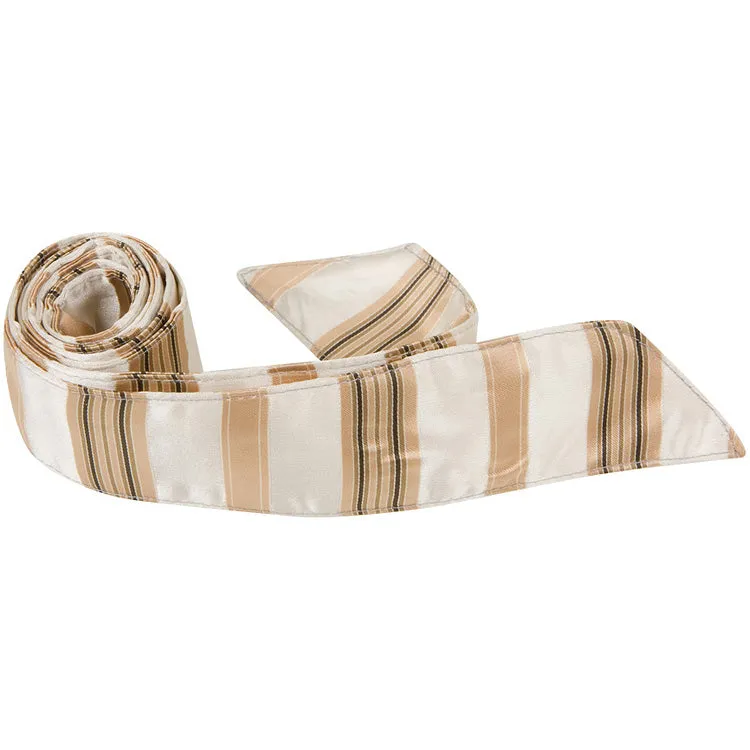 N4 HT - Cream Multi Stripe - Hair Tie