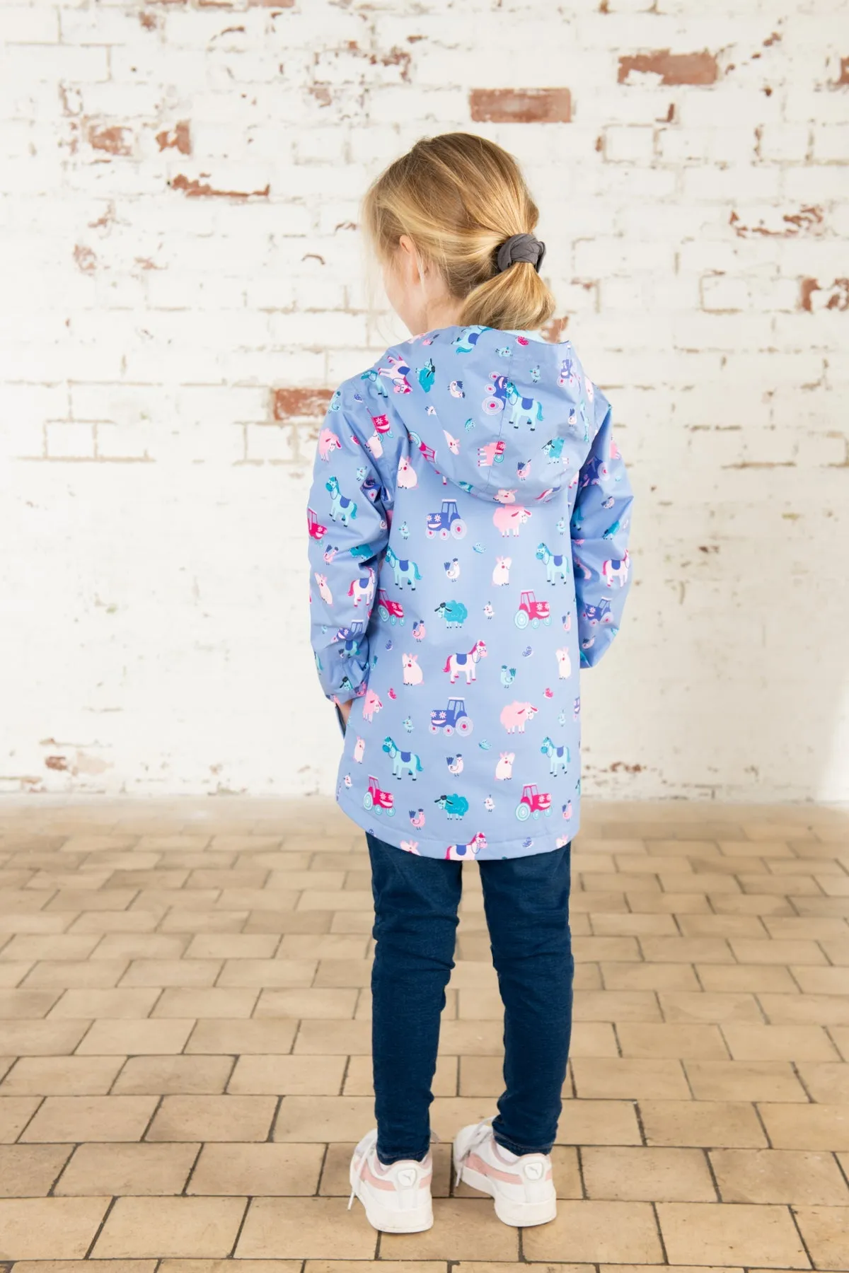 Olivia Jacket - Lilac Farm Print