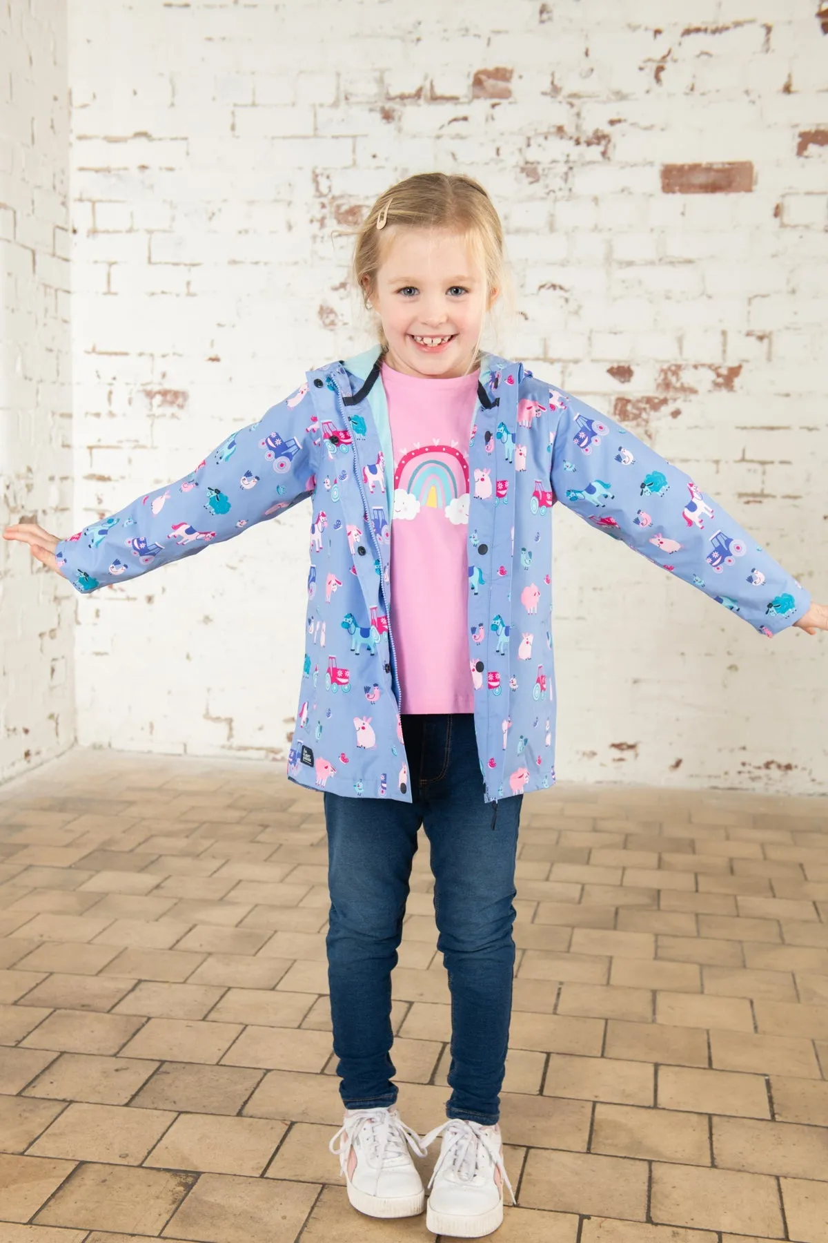 Olivia Jacket - Lilac Farm Print