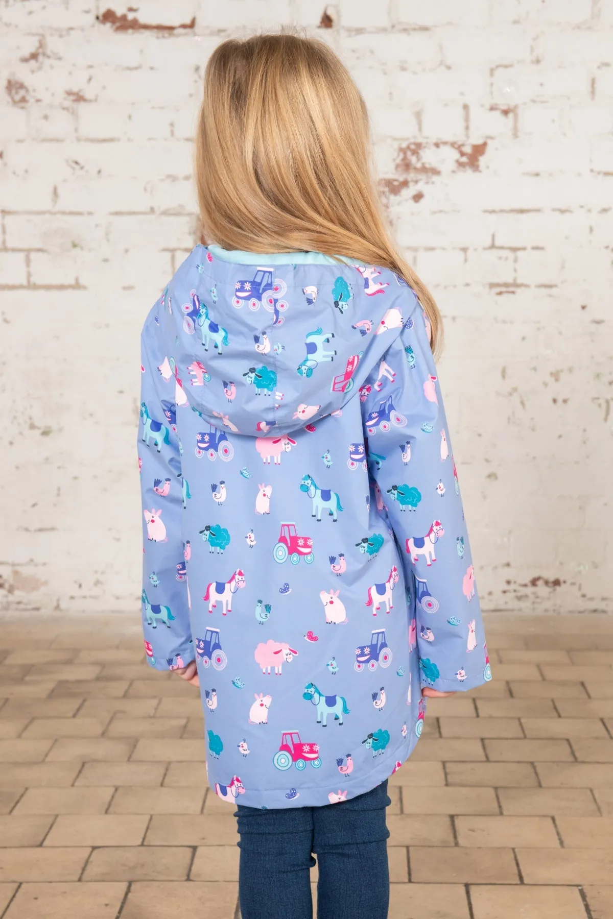 Olivia Jacket - Lilac Farm Print