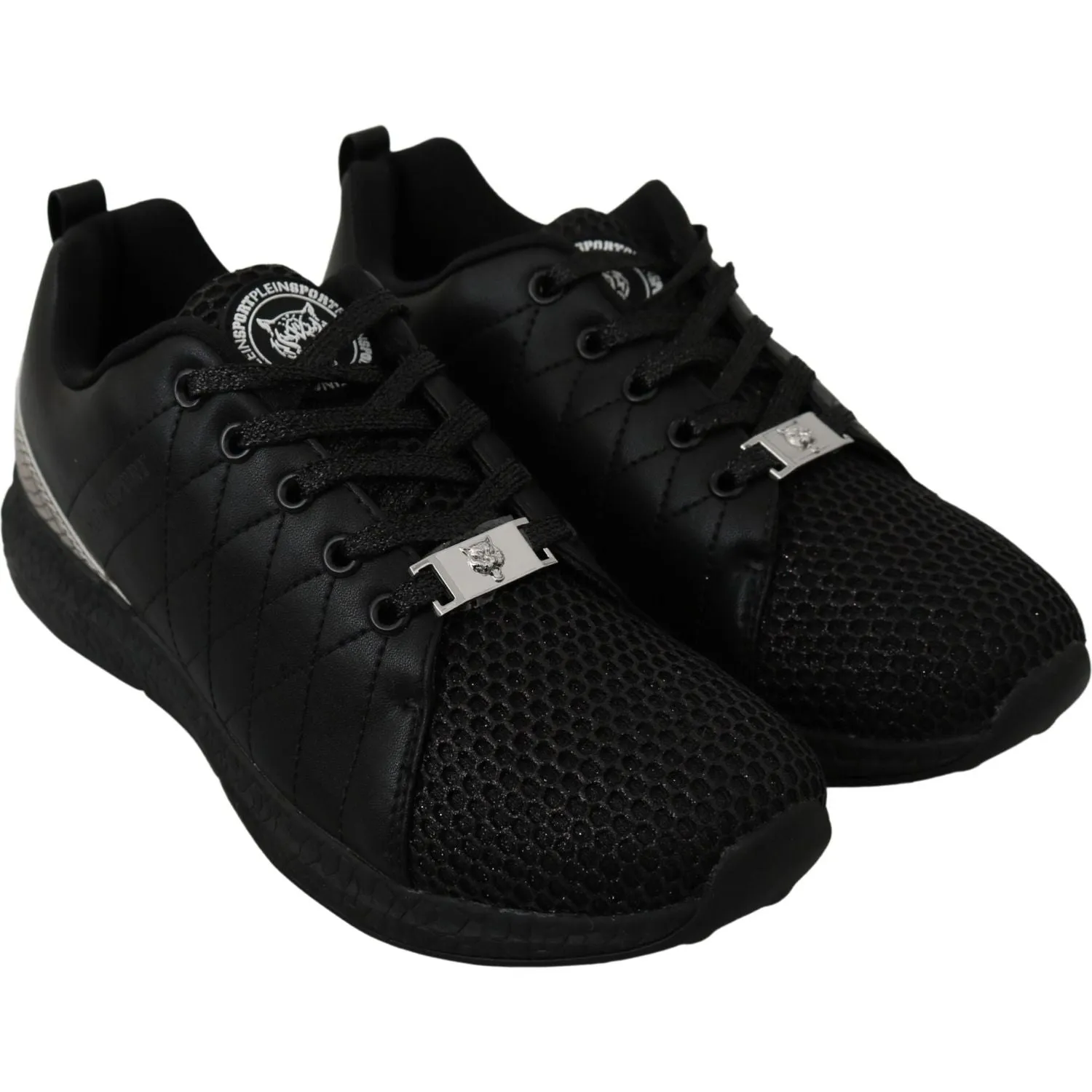 Philipp Plein Elegant Black Gisella Sneakers