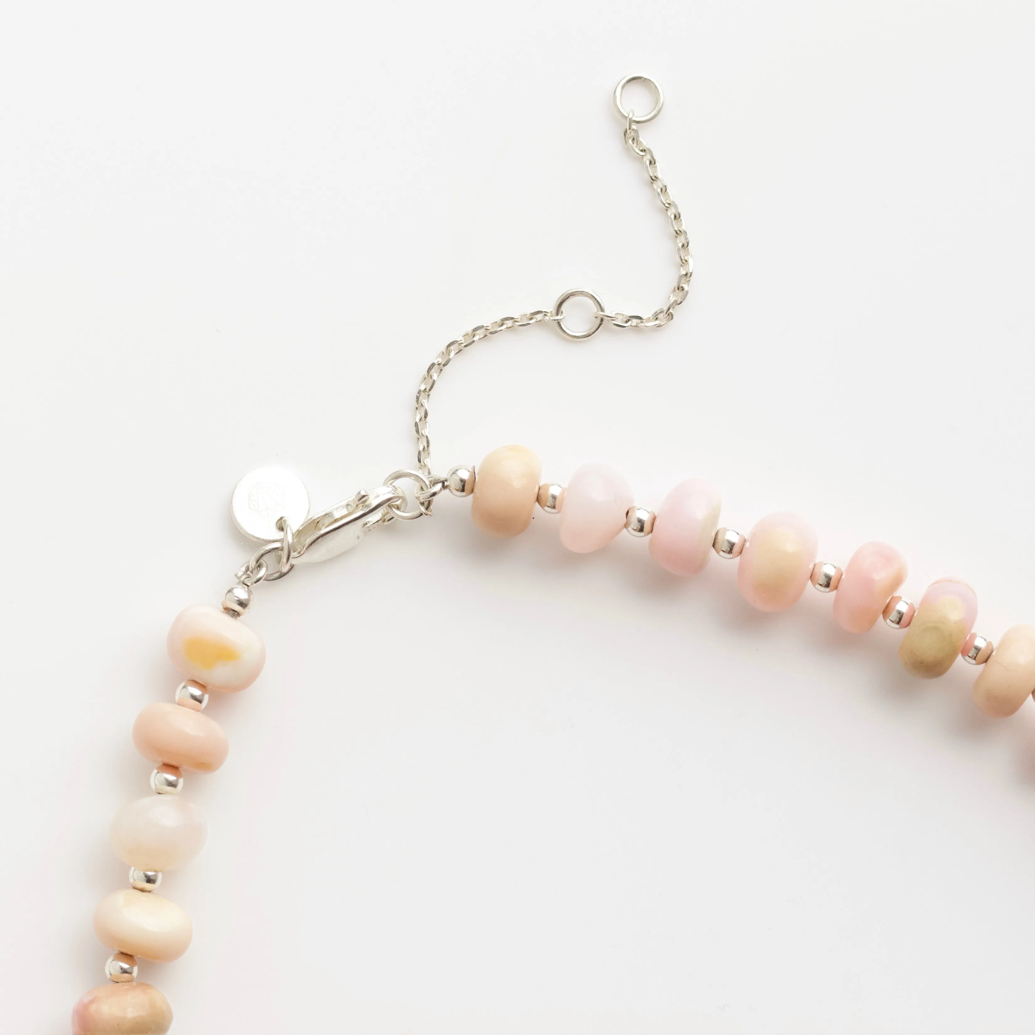 Pink Opal Beaded necklace