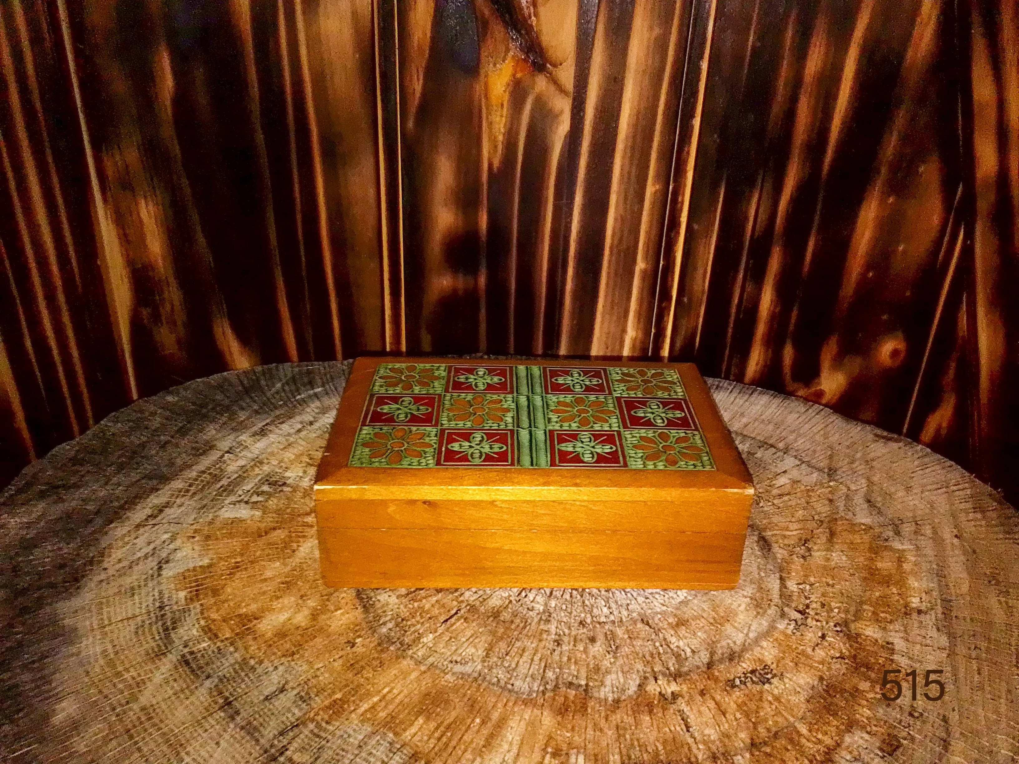 Polish Handcrafted Lindon wood keepsake trinket box