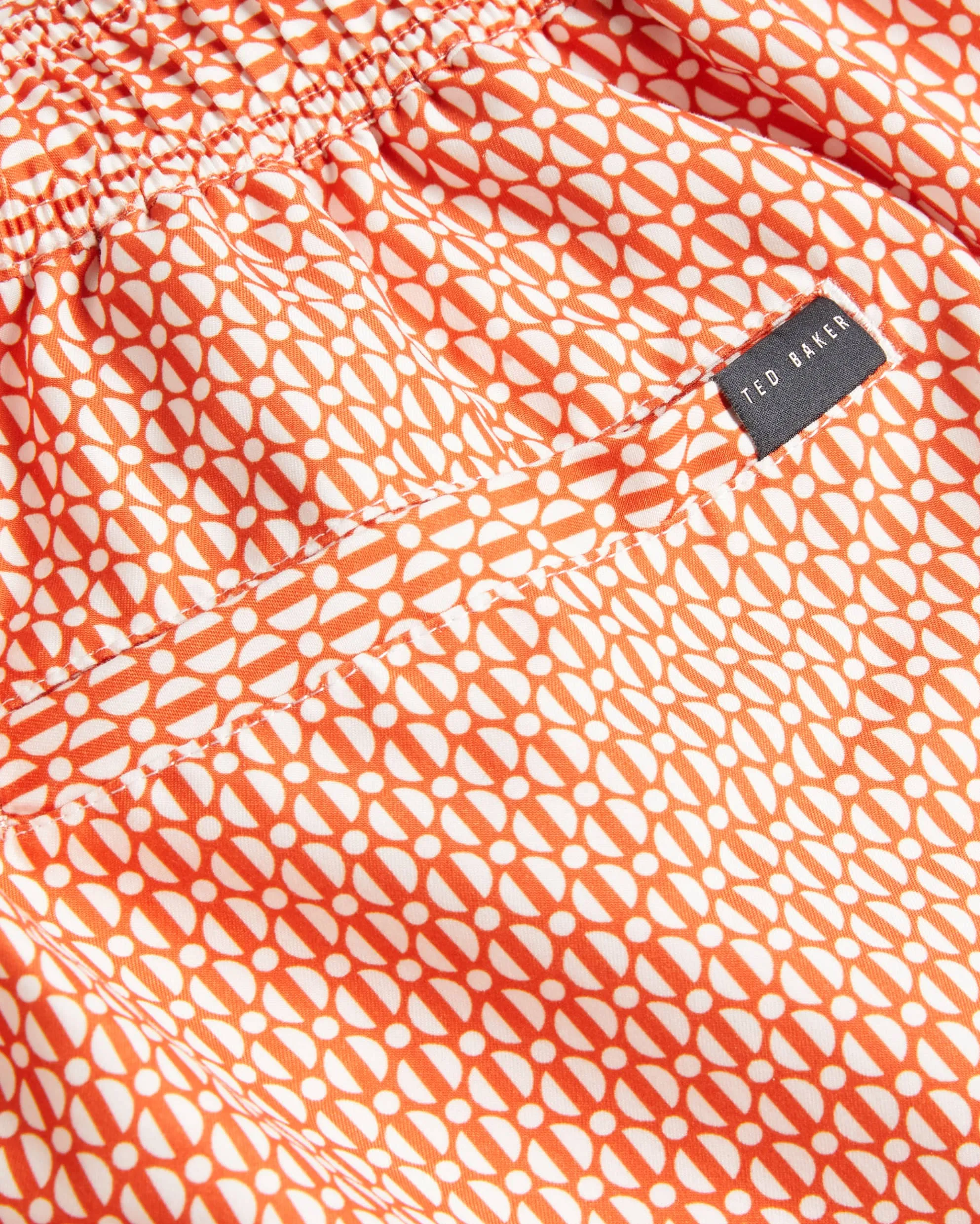 Popov Geometric Swimshort Brt-Orange