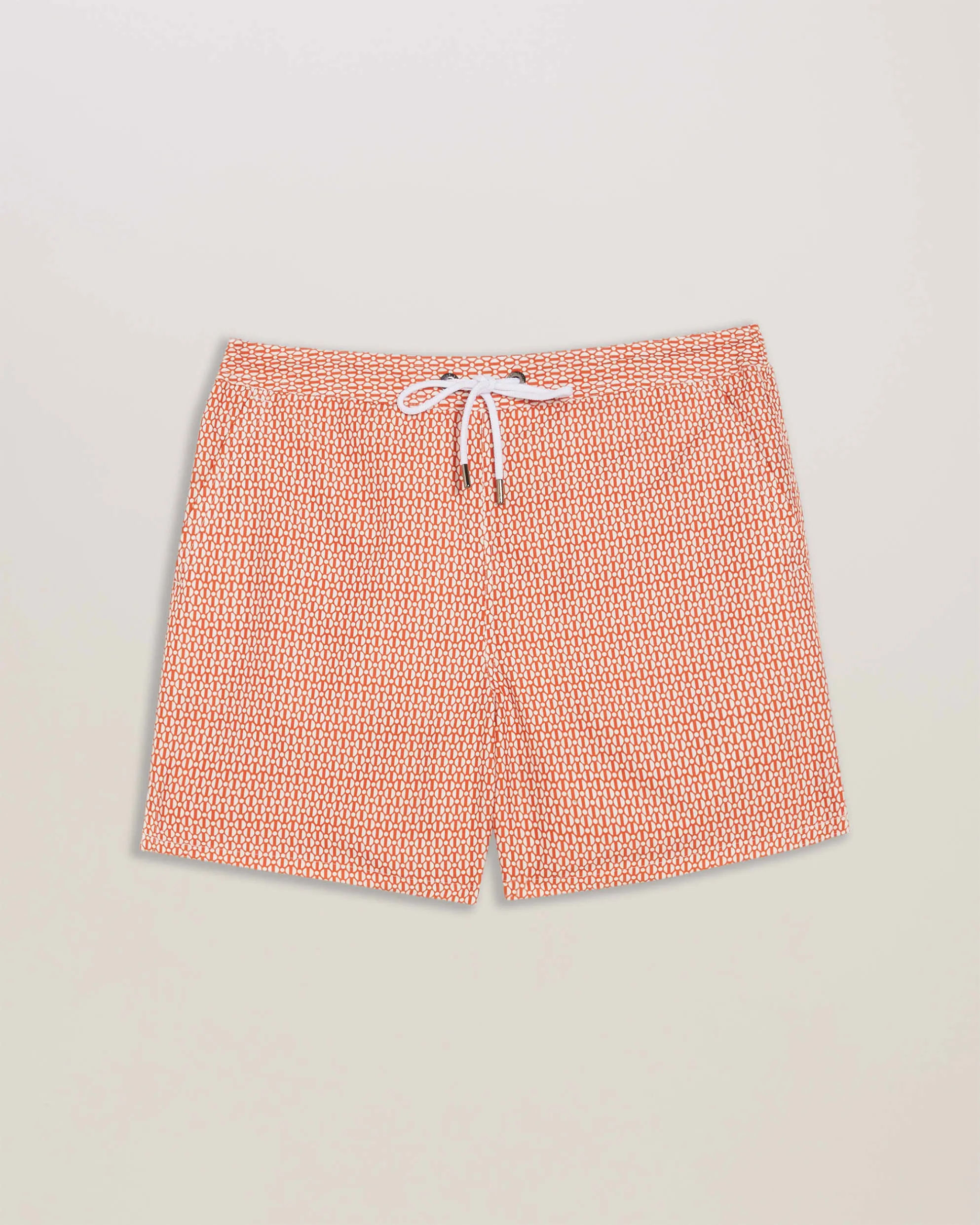 Popov Geometric Swimshort Brt-Orange