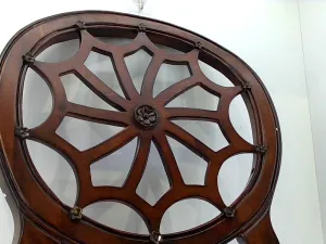 Powell Spiderweb Wooden Backrest Chair