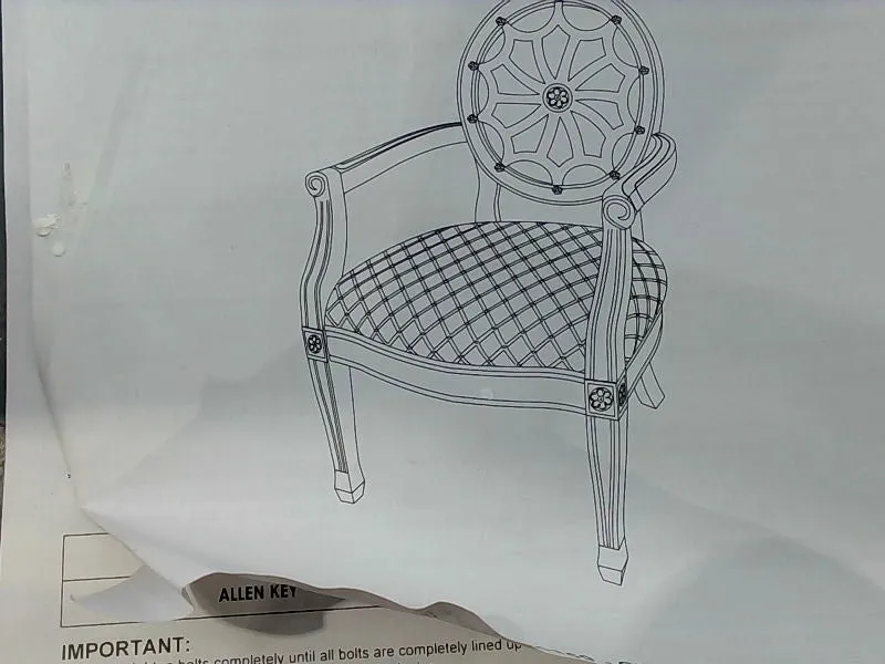 Powell Spiderweb Wooden Backrest Chair