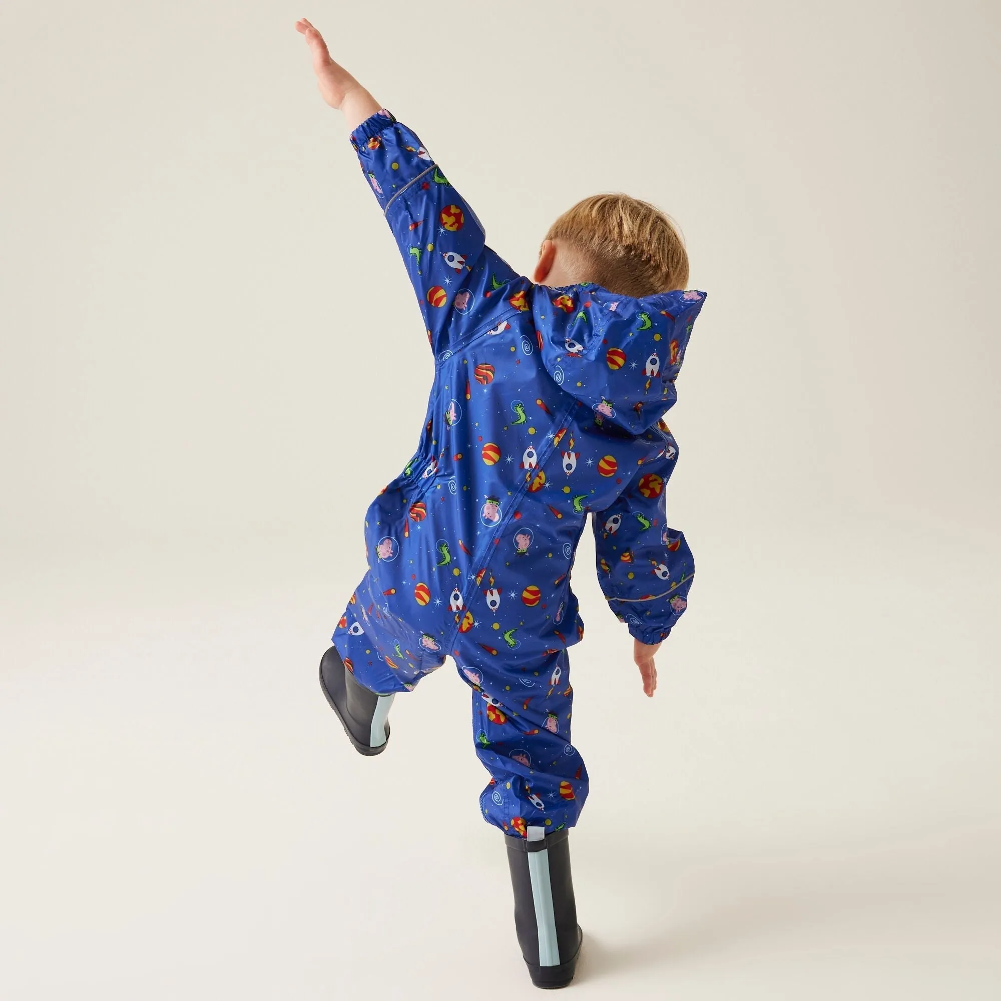 Regatta Kids' Peppa Pig Pobble Waterproof Puddle Suit