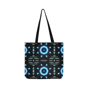 Rising Star Wolf Moon Reusable Shopping Bag (Two sides)