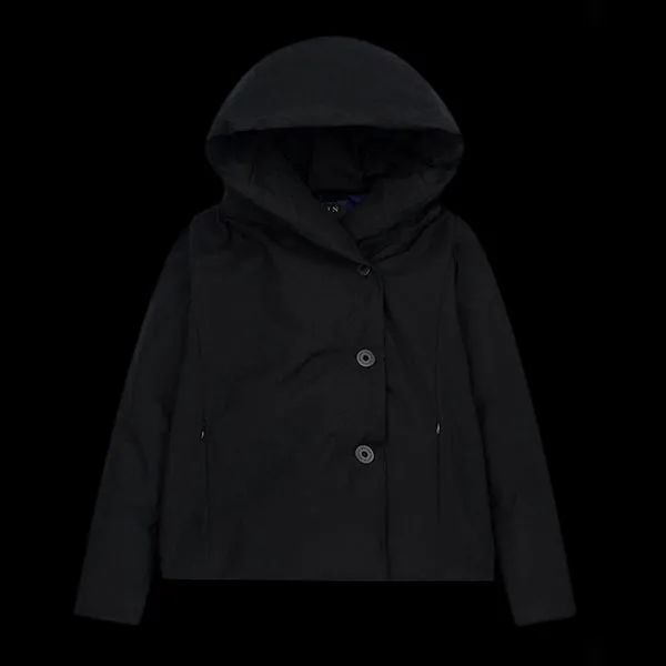 Short Hooded Down Jacket