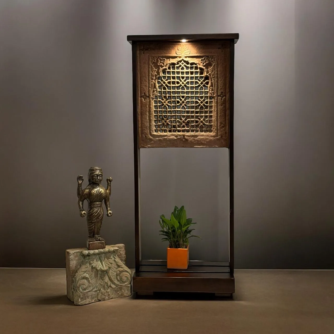 Stone Jali pedestal  : Ruhana 3