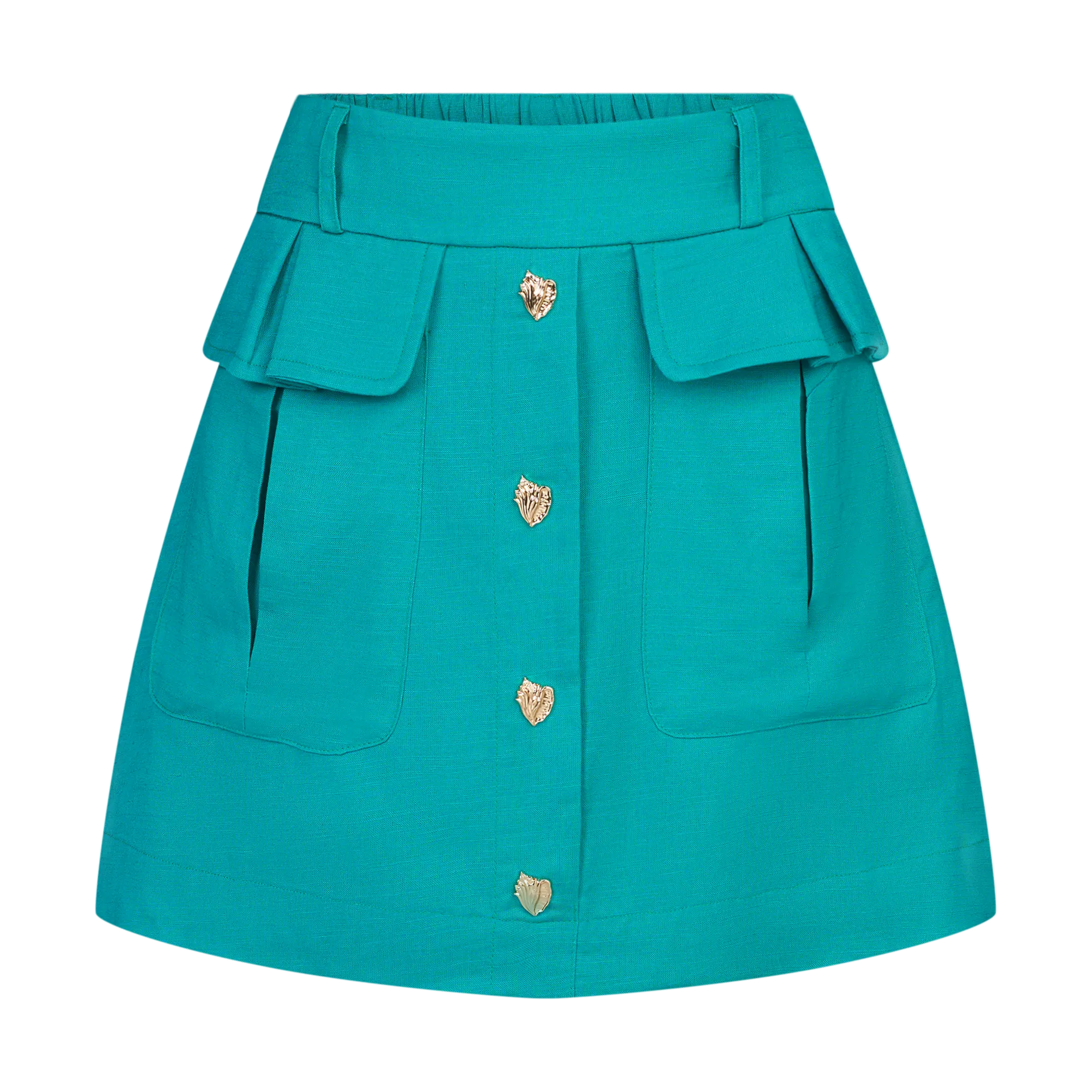 THE STROMBUS SKIRT-JADE