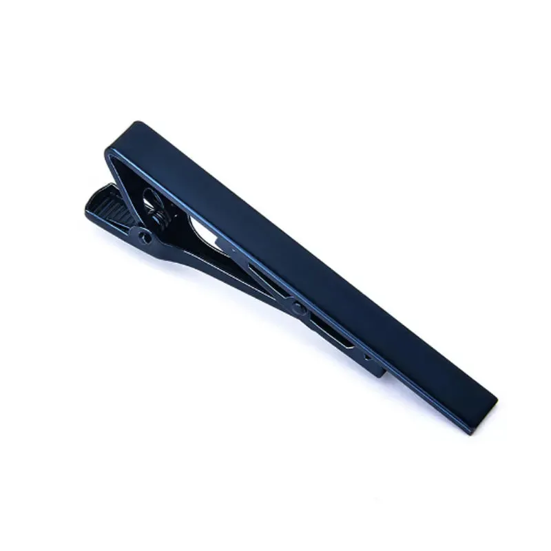 Tie Clip Fashion Style Ties for Men Metal Tone Simple Bar Clasp