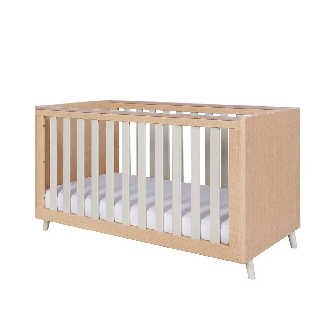 Tutti Bambini Fika 3 Piece Room Set - Light Oak/White Sand