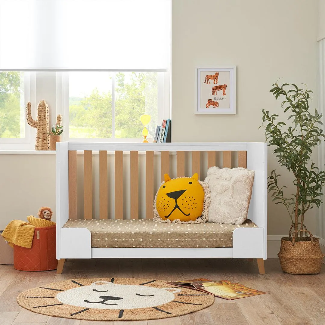 Tutti Bambini Fika Mini 2 Piece Room Set - White/Light Oak