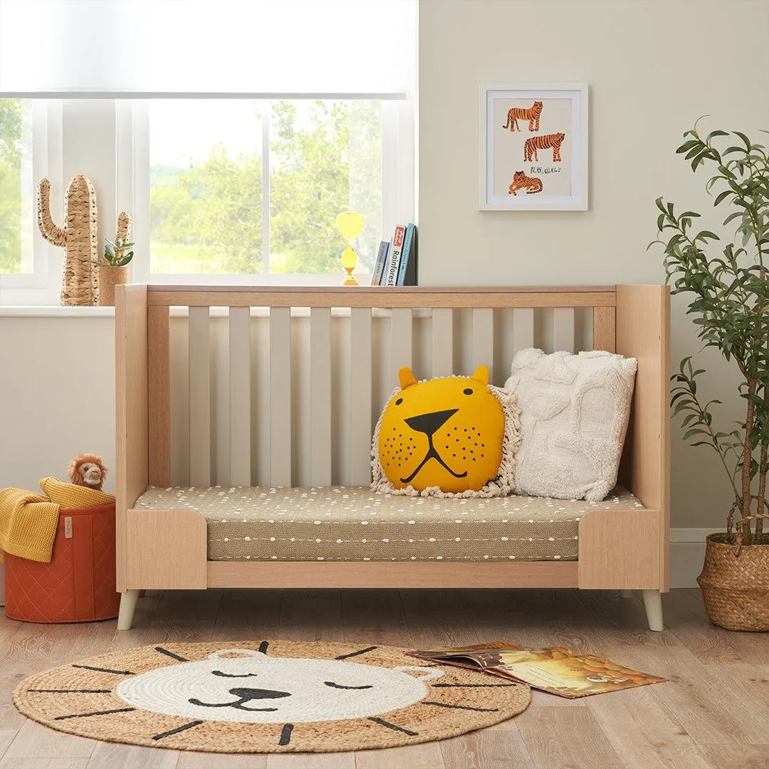 Tutti Bambini Fika Mini 3 Piece Room Set - Light Oak/White Sand