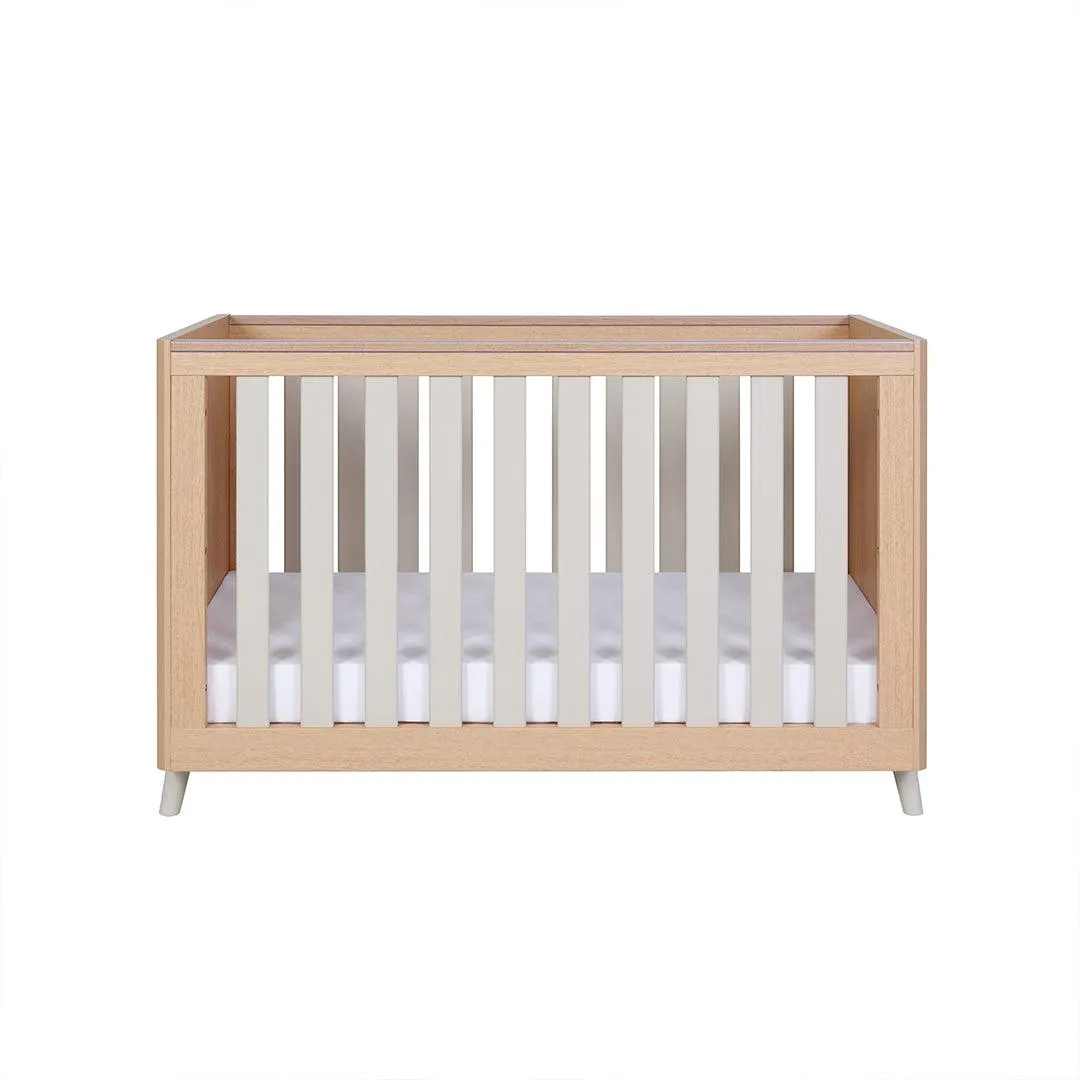 Tutti Bambini Fika Mini 3 Piece Room Set - Light Oak/White Sand