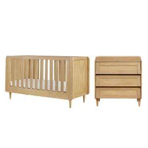 Tutti Bambini Japandi 2 Piece Room Set - Light Oak