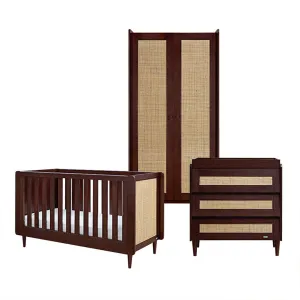 Tutti Bambini Japandi 3 Piece Room Set  - Warm Walnut