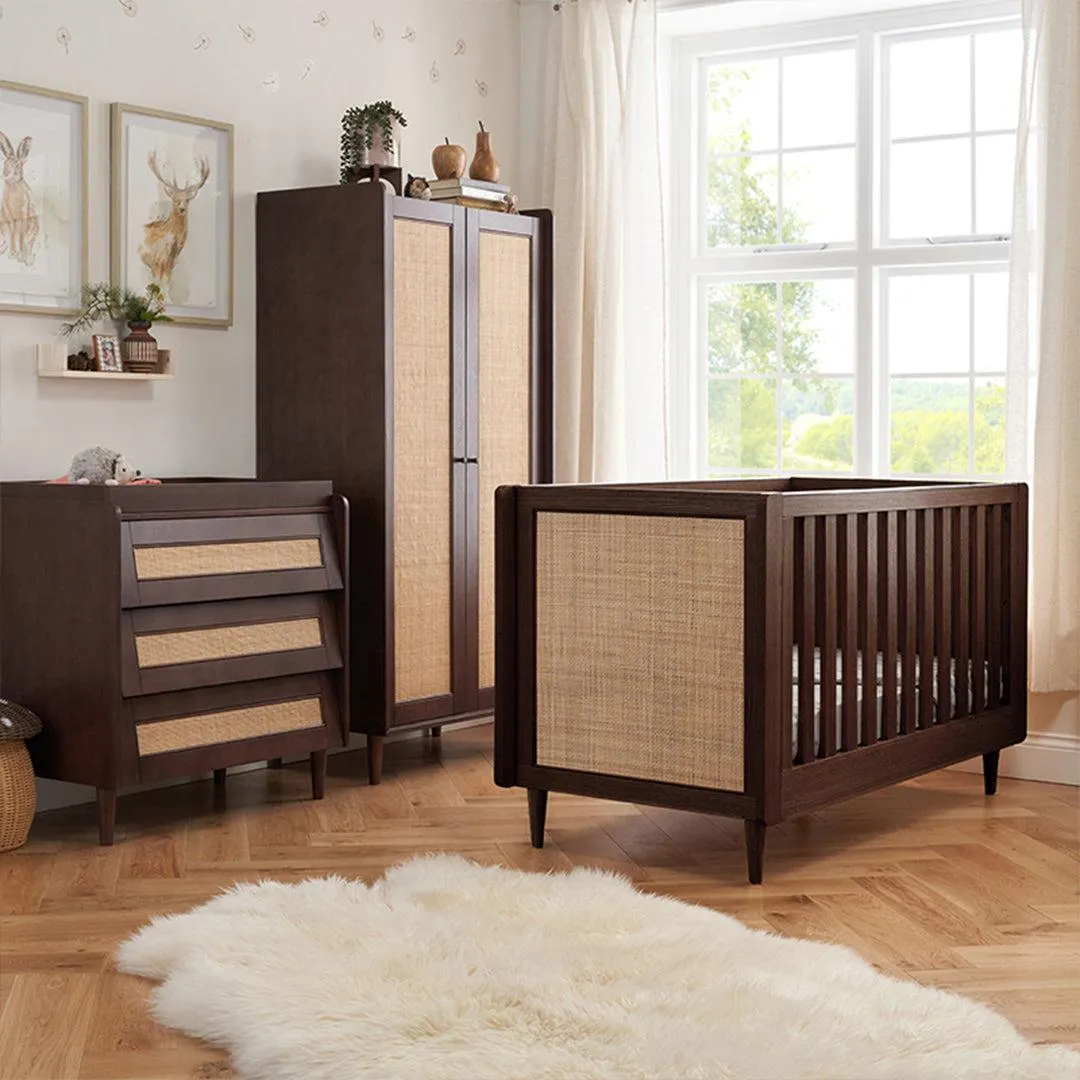 Tutti Bambini Japandi 3 Piece Room Set  - Warm Walnut