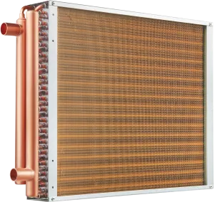 Vevor Heat Exchanger Water to Air 18" x 20" with 3-Row 3/8" Copper Ports New