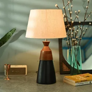 Walnight Night Lamp | Handcrafted Mango Wood Table Lamp