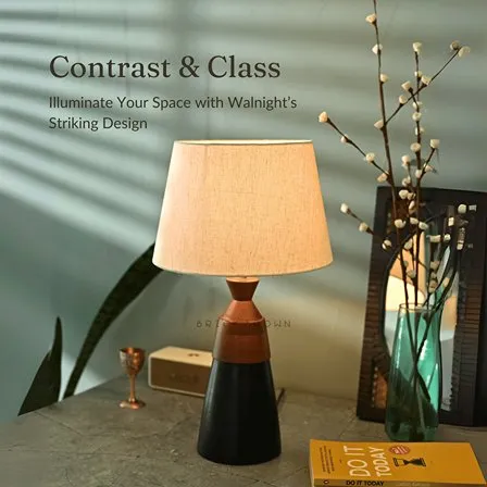 Walnight Night Lamp | Handcrafted Mango Wood Table Lamp