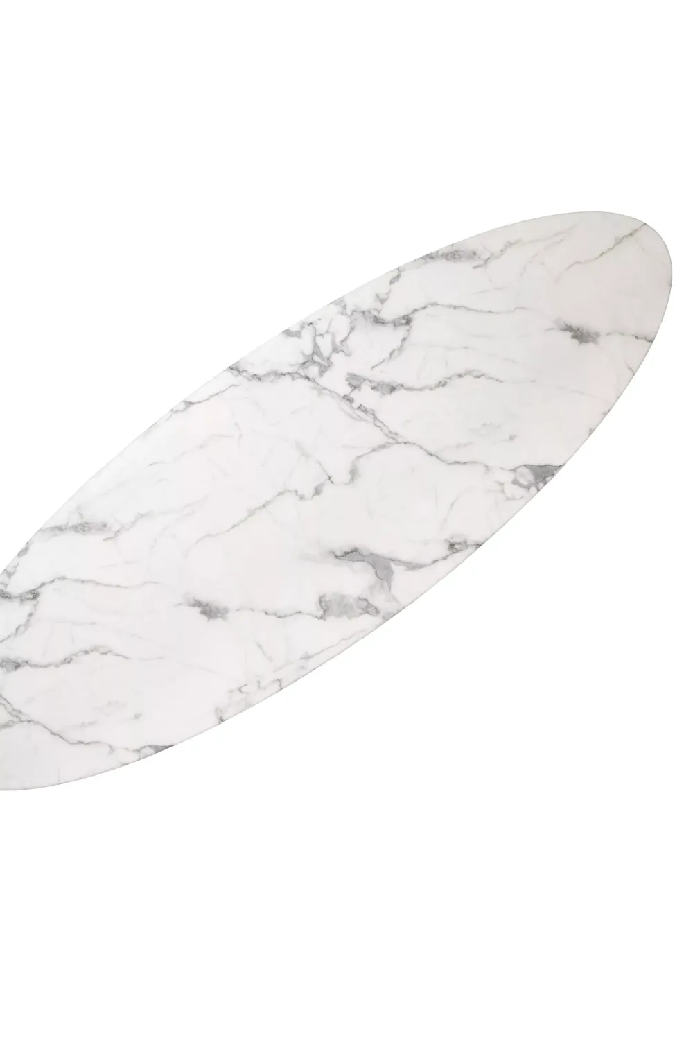 White Marble Oval Coffee Table | Eichholtz Aurore