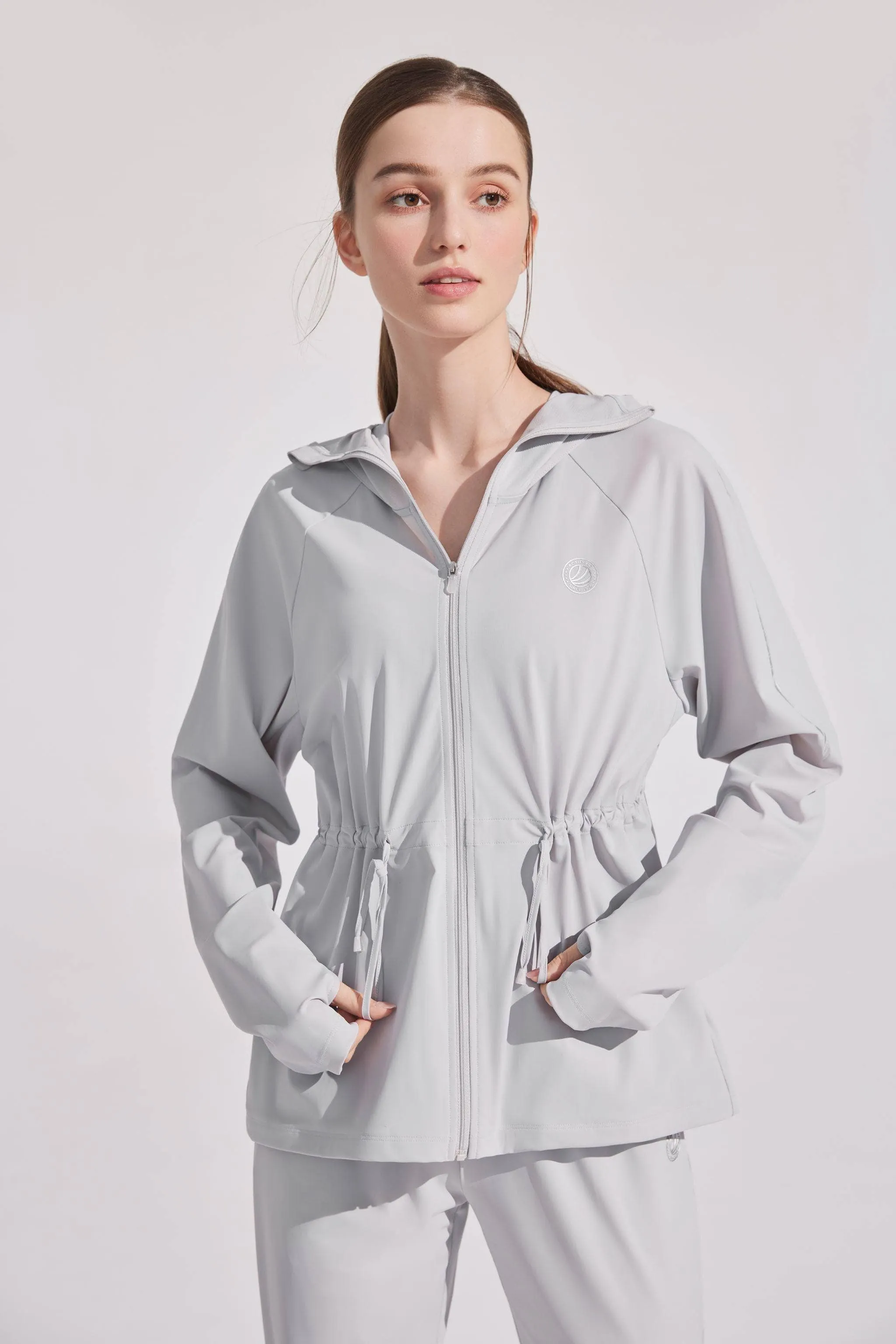 Women's UPF Protection Jacket with Drawstring