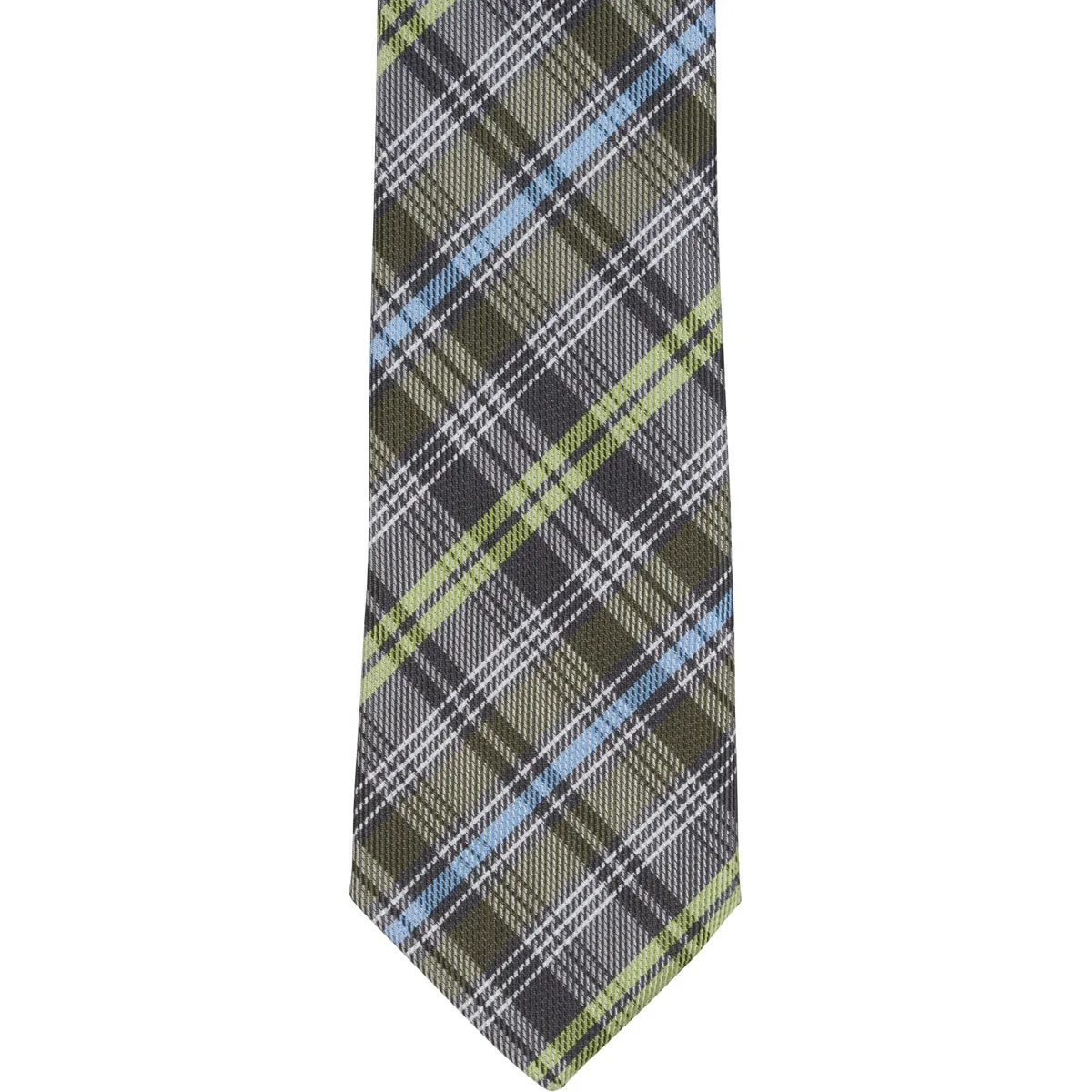 XG31 - Brown/Green/Blue Plaid - Varied Widths