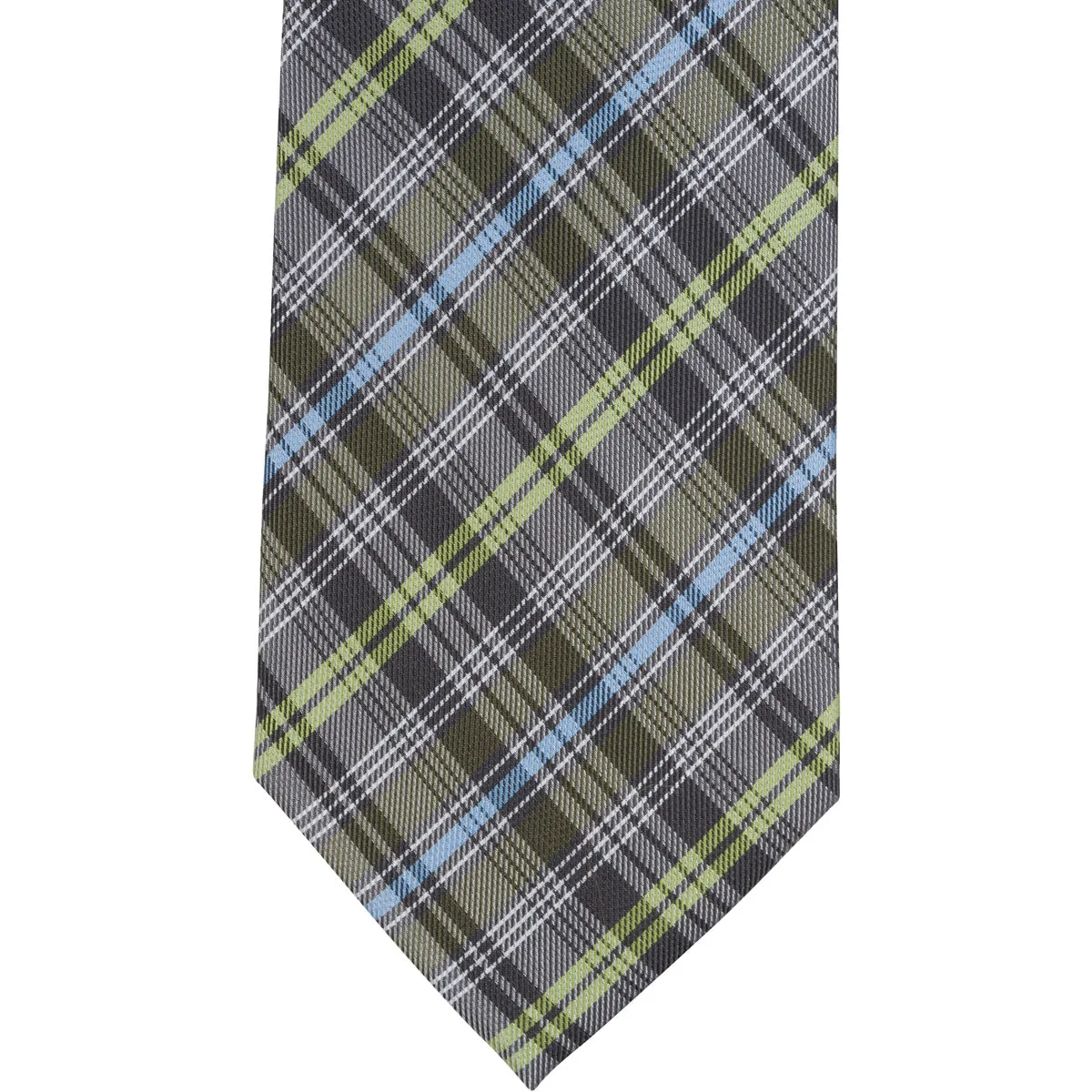 XG31 - Brown/Green/Blue Plaid - Varied Widths