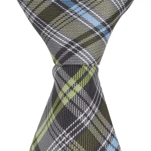 XG31 - Brown/Green/Blue Plaid - Varied Widths