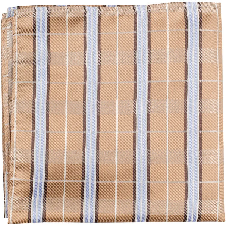 XN26 - Brown/Blue Plaid - Standard Width